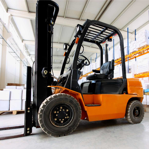 Forklift at Al-Ahmadiah Kuwait scrap yard